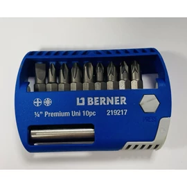Bitfej készlet - Berner, BIT-BOX 1/4 " Univerzális 