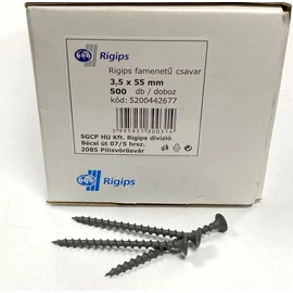 Famenetű gipszkartoncsavar 3,5 x 55 mm (RIGIPS)