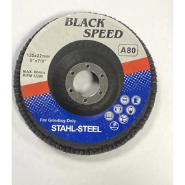 Lamellás tisztítókorong 125 x 22,2 mm A80