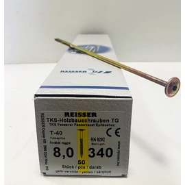Szerkezetépítő csavar (tányérfejű) - Reisser 8 x 340 mm