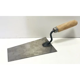 Kőműves kanál - szögletes végű, acél