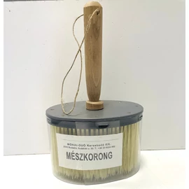 Korongecset - ovális 6", fanyéllel