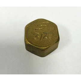 Réz zárókupak 3/4"