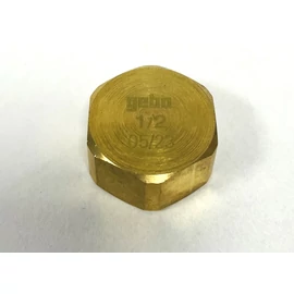 Réz zárókupak 1/2"