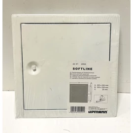 Revíziós ajtó acél lemez, fehér 200 x 200 mm