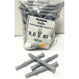 Tipli- Reisser Ecofix műanyag hosszú tipli  8x80 mm 