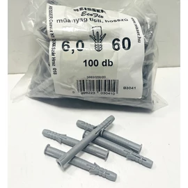Tipli- Reisser Ecofix műanyag hosszú tipli 6x60 mm