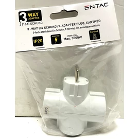 T elosztó - Entac IP20 (3foglalat)
