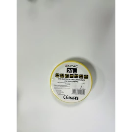 Szigetelőszalag - Entac 0,13X19 mm (20m) Fekete