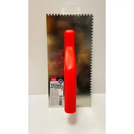 Fogazott glettvas - Beorol, 270 x 130 mm  4 x 4 mm inox (műanyag nyelű)