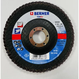 Lamellás csiszolókorong - Berner, 125 mm, P80
