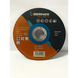 Vágókorong Berner- fém, 125 x 1 x 22 mm