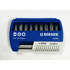 Bitfej készlet- Berner 1/4" univerzális