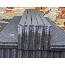 Kerti szegélykő - Leier 100 x 20 x 5 cm (antracit)