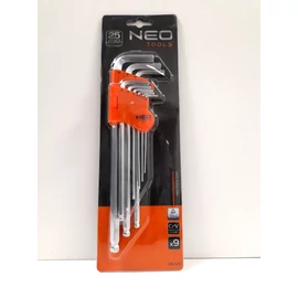 Imbuszkulcs készlet - Neo Tools, gömb 1,5-10 mm (9 részes)