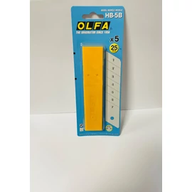 Olfa sniccerpenge HB-5B 25 mm(5db/tasak)
