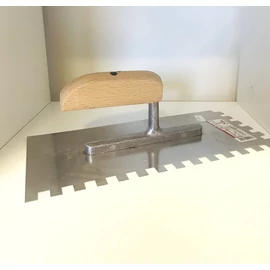 Fogazott glettvas - Schuller 13X28 cm, C5(10X10 mm)