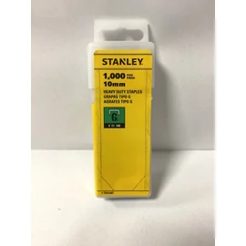 Tűzőkapocs - Stanley  10 mm (G-típus) 1000 db/csomag