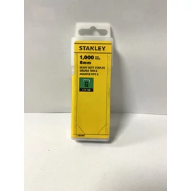 Tűzőkapocs - Stanley  8 mm (G-típus) 1000 db/csomag