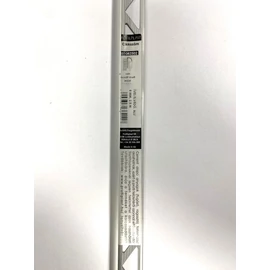 Élvédő - Profilplast íves, fényes natúr alu  8 mm x 2,5 m