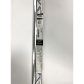 Élvédő - Profilplast íves, fényes natúr alu 10 mm x 2,5 m