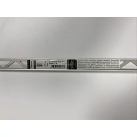 Élvédő - Profilplast szögletes alu matt eloxált ezüst  8 mm x 2,5 m