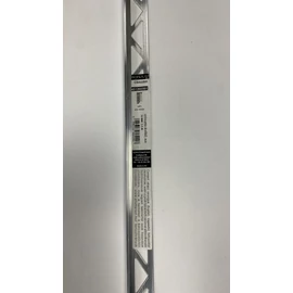 Élvédő - Profilplast szögletes, fényes natúr alu 10 mm x 2,5 m