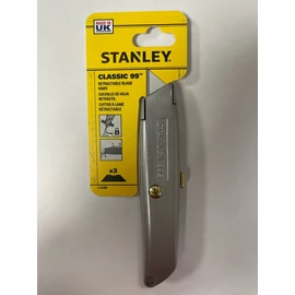 Trapézpengés kés - Stanley, visszatolható, fémházas