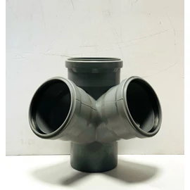 PVC Lefolyó 3-as könyök egál ág 110/110/110/67 HTED