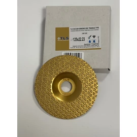 TLS  VACUUM TRAINGLE egyoldalas gyémánt csiszolótárcsa (125 x 22,23 mm)