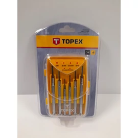 Műszerész csavarhúzó készlet - Topex (6 részes)