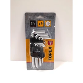 Imbuszkulcs készlet - Topex 1,5-10 mm (9 részes) 