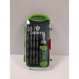Csavarhúzó bitkészlet - Verto, tartóval (21 részes)