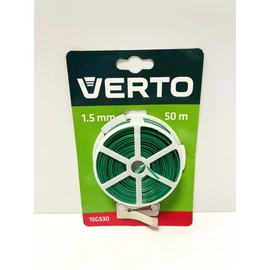 Kötözőhuzal - Verto 1,5 mm x 50 m, kerti, zöld színű