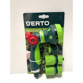 Öntözőpisztoly - Verto 1/2" csatlakozókkal, szórófejes (4 részes)