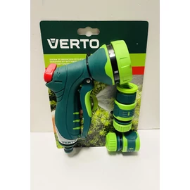 Öntözőpisztoly - Verto 1/2" kétkomponensű csatlakozókkal, szórófejes (4 részes)