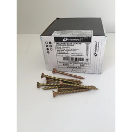 Faforgácslap csavar süllyesztett fejű, tövigmenetes 6 x 70 mm