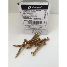 Faforgácslap csavar süllyesztett fejű, tövigmenetes 5 x 50 mm