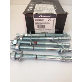 Alapcsavar horganyzott M12 x 160 mm