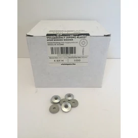 EPDM alátét - vulkanizált 4,8 x 14 mm