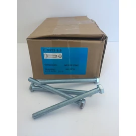 Metrikus csavar hatlapfejű horganyzott, 8.8. M8 x 100 mm