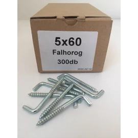 Falhorog - horganyzott 5 x 60 mm