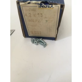 Lemezcsavar - horganyzott, süllyesztett fejű (PH fej) 4,2 x 13 mm