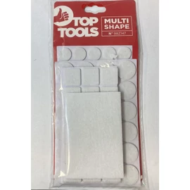 Bútorcsúsztató filckészlet - Top Tools (fehér) 106 db-os