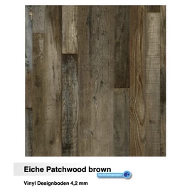 VEREG Patchwood Brown tölgy klikkes vinyl padló 4,2 mm/0,2 mm (1,735 m2/cs.)