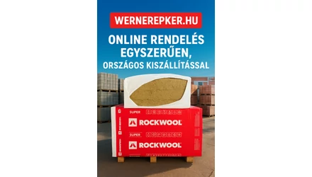 Kőzetgyapot és polisztirol hőszigetelés – energiahatékony megoldások a Werner-Épker-nél