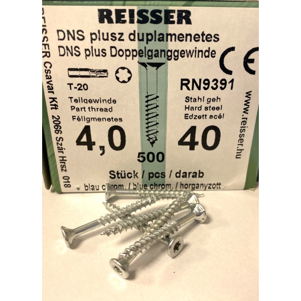 Duplamenetes facsavar - Reisser DNS Plus 4x40 mm