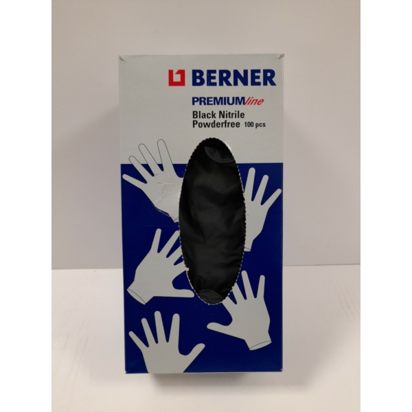 Kesztyű - Berner nitril, fekete (XL)