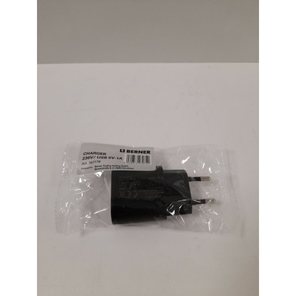 USB töltő - Berner 230 V/ 5V 1 A