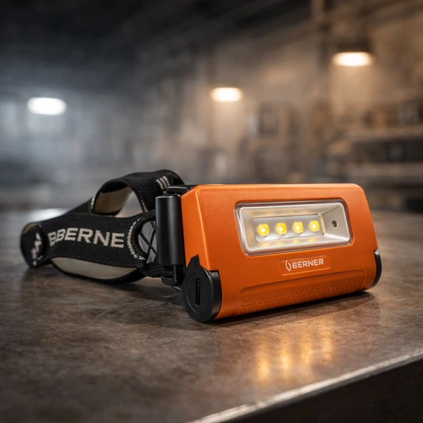 Kép 3/3 - Fejlámpa - Berner 2in1, akkumulátoros